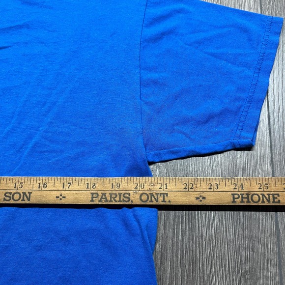 Vintage The Partridge Family 1999 Cmon Get Happy Cute Band shirt Small Blue - Picture 9 of 10